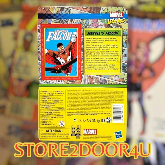 Marvel Legends Retro Collection Falcon - 3.75" Figure Kenner UNPUNCHED - Picture 2 of 2